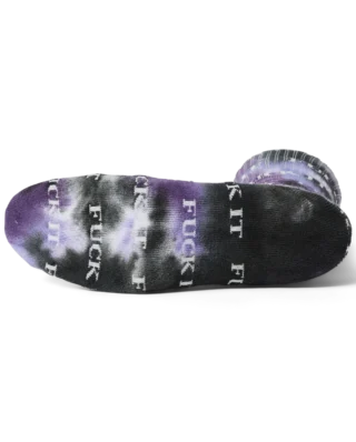 HUF Fuck It Tiedye Sock Purple SK00915-PURPL - HUF