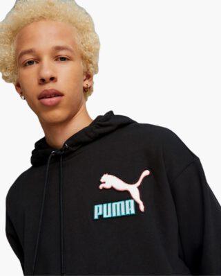 PUMA FANDOM HOODIE BLACK 536114 - PUMA