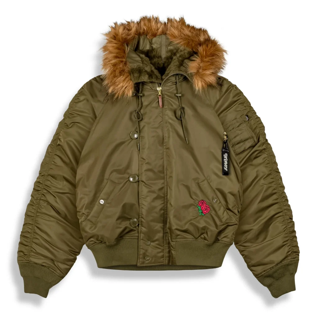 GRIMEY THE PLANET N-2B FLIGHT JACKET GFJN198-GRN