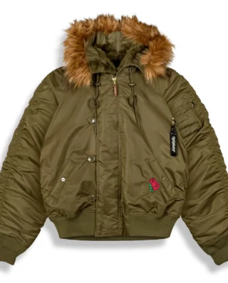 GRIMEY THE PLANET N-2B FLIGHT JACKET GFJN198-GRN