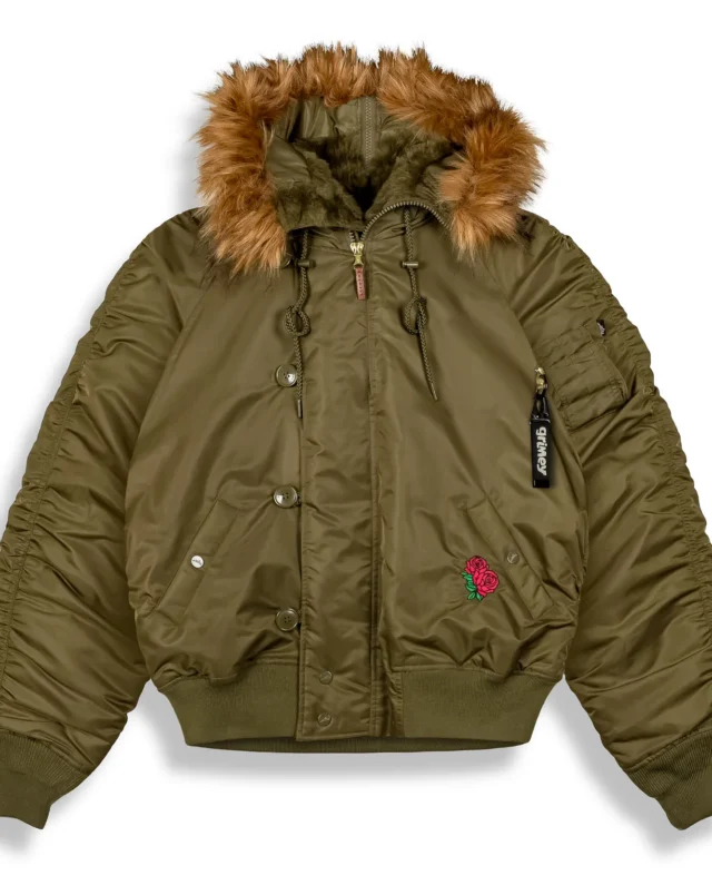GRIMEY THE PLANET N-2B FLIGHT JACKET GFJN198-GRN