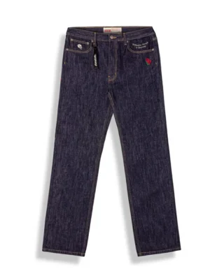 GRIMEY THE PLANET REGULAR DENIM PANTS RAW BLUE GJLP296-RBLU - GRIMEY