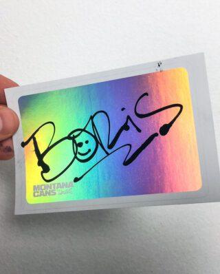 MONTANA HOLOGRAM EGGSHELL STICKER - Montana