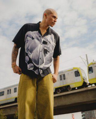 Huf Big Dawg Resort Shirt Black BU00231_BLACK - HUF