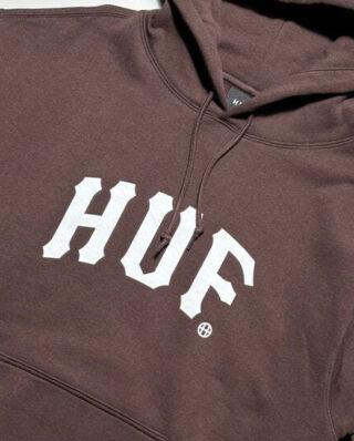 HUF Arch Pullover Hoodie Bison PF00759-BISON - HUF