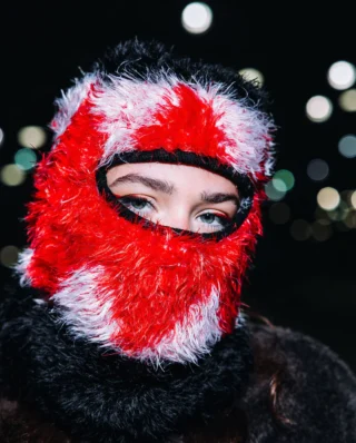 HW364_3 SPRAYGROUND VSM FUZZY SKI MASK HW364 - SPRAYGROUND