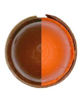 HAND MIXED ROUGH WALL SINGLE MARKER CARROT CAKE - Hand mixed