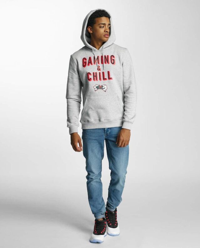 HANDS OF GOLD CHILLIN HOODIE HG003 GREY - Hands Of Gold