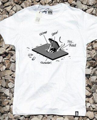 Hatch-white-1 VANDALS ON HOLIDAYS HATCH STORIES T-SHIRT GREY - Vandals on Holidays