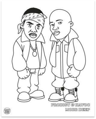 URBAN MEDIA HIP HOP COLORING BOOK – EAST COAST EDITION - publikat