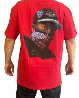 Forgotten Faces Hooded Guy Oversize City Red FOF0158-00491 - FORGOTTEN FACES