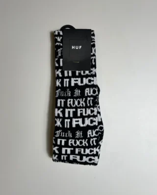 HUF FUCK IT FLYER SOCK BLACK SK00909-BLACK - HUF