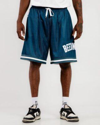 Bee Unusual Mesh Basketball Shorts Blue AB-259002