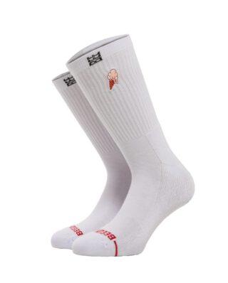 Bee Unusual Ice Cream Premium white socks AS-252900