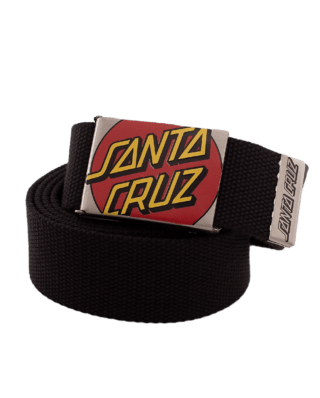 SANTA CRUZ CROP DOT BELT SCA-BEL-0112 BLACK 122 cm