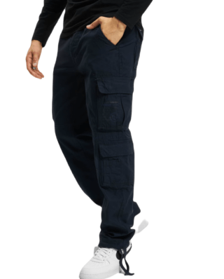 BRANDIT PURE SLIM FIT TROUSERS NAVY 1016.8 - Brandit