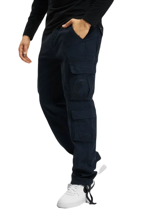 BRANDIT PURE SLIM FIT TROUSERS NAVY 1016.8 - Brandit