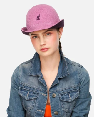 Kangol Flip It Reversible Casual Peony Pink/Deep Plum K3555 Size L - KANGOL