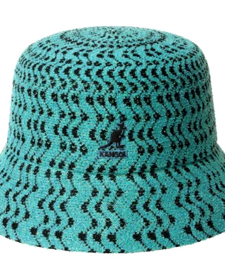 Kangol Bermuda Zig Zag Bucket Hat Aquatic K3759.AQ447