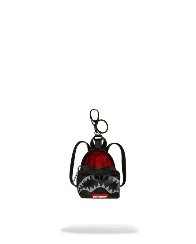 SPRAYGROUND LIGHTS OUT SHARKS IN PARIS KEYCHAIN K7914 2×3 inches - SPRAYGROUND