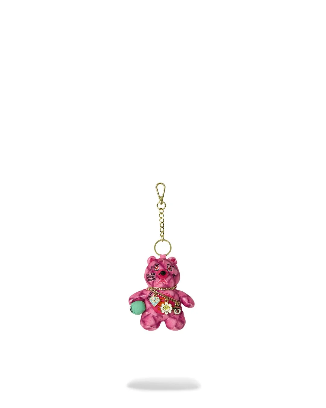 K9597_1 SPRAYGROUND KAWAII DANGLES BEAR KEYCHAIN K9597 7.5 cm x 9 cm x 3.8 cm - Image 1