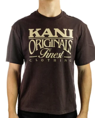KARL KANI KANI'S FINEST T-SHIRT BROWN KM254-025-1