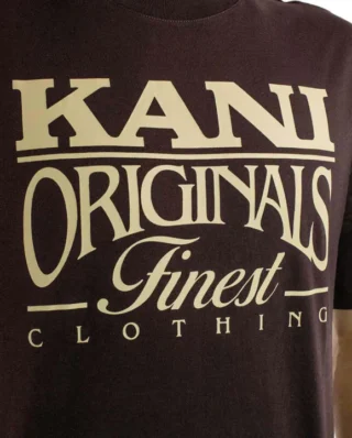 KARL KANI KANI’S FINEST T-SHIRT BROWN KM254-025-1 - KARL KANI