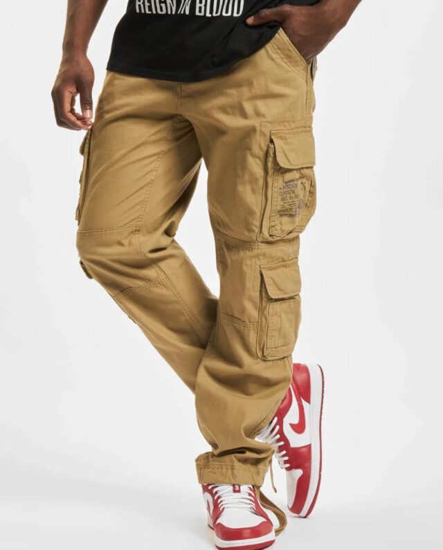 BRANDIT PURE SLIM FIT TROUSERS BEIGE 1016.3 - Brandit