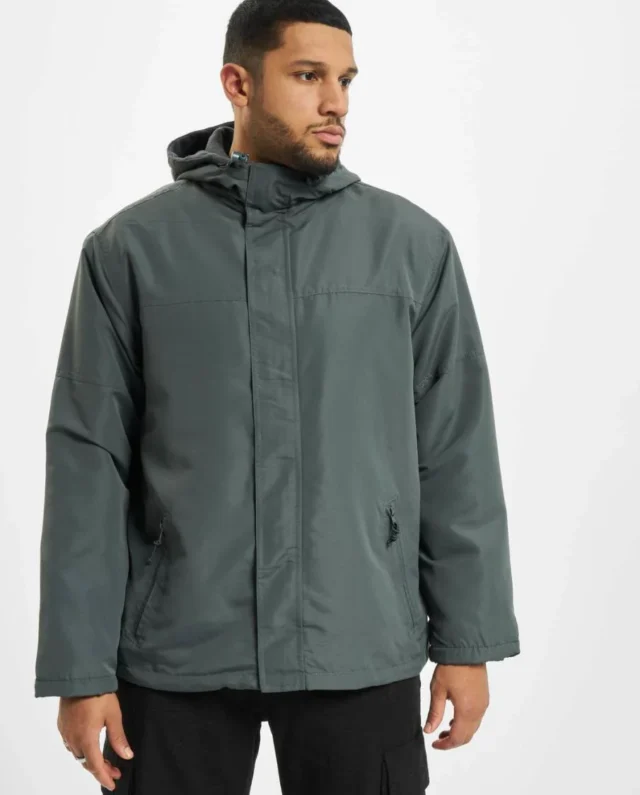 BRANDIT WINDBREAKER FRONTZIP ANTHRACITE - Brandit