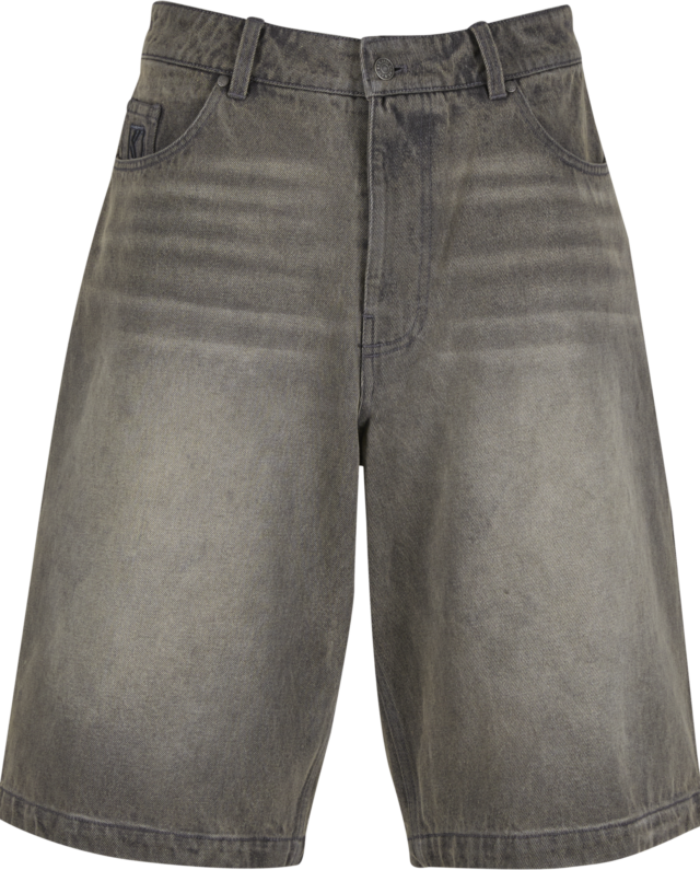 KARL KANI OG WASHED RELAXED BAGGY JORTS GREY KM261-032-1