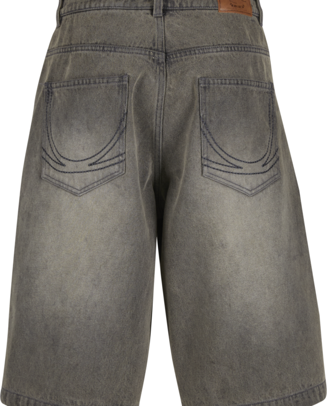KARL KANI OG WASHED RELAXED BAGGY JORTS GREY KM261-032-1 - KARL KANI