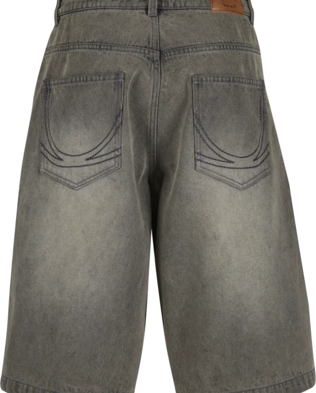KM261-032-1_P2-00111-scaled KARL KANI OG WASHED RELAXED BAGGY JORTS GREY KM261-032-1 - KARL KANI