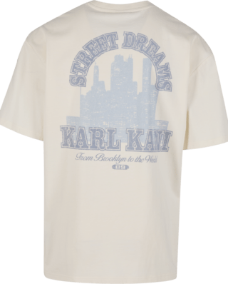 KARL KANI SIGNATURE OVERSIZED T-SHIRT WHITE KM261-034-1 - KARL KANI