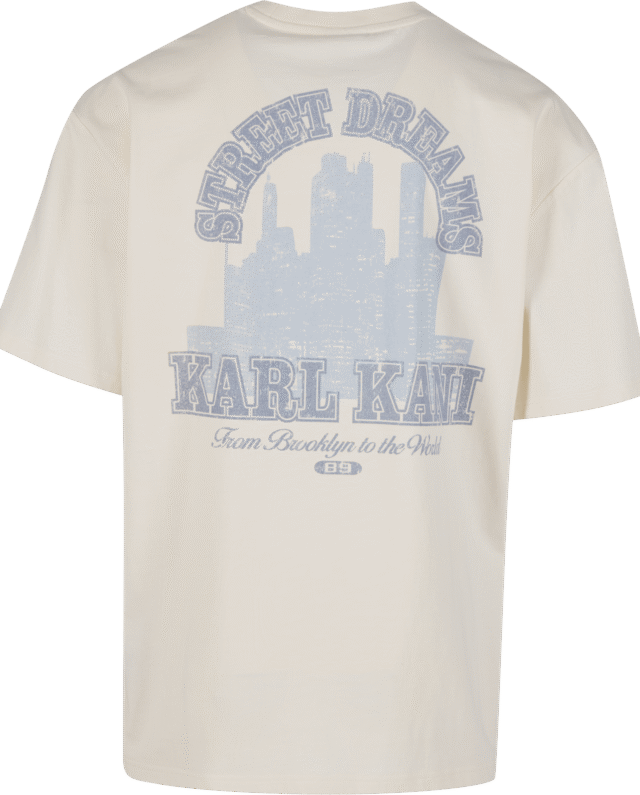 KARL KANI SIGNATURE OVERSIZED T-SHIRT WHITE KM261-034-1 - KARL KANI