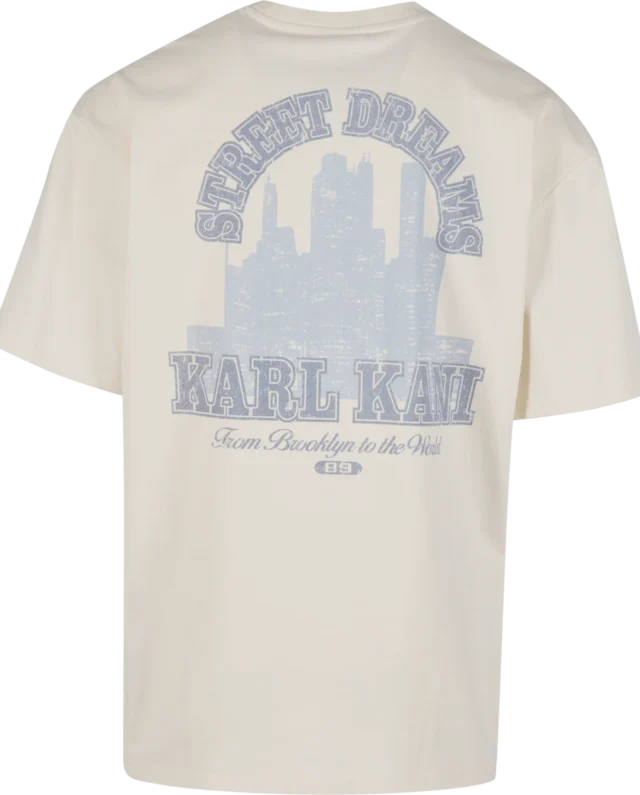 KARL KANI SIGNATURE OVERSIZED T-SHIRT WHITE KM261-034-1 - KARL KANI