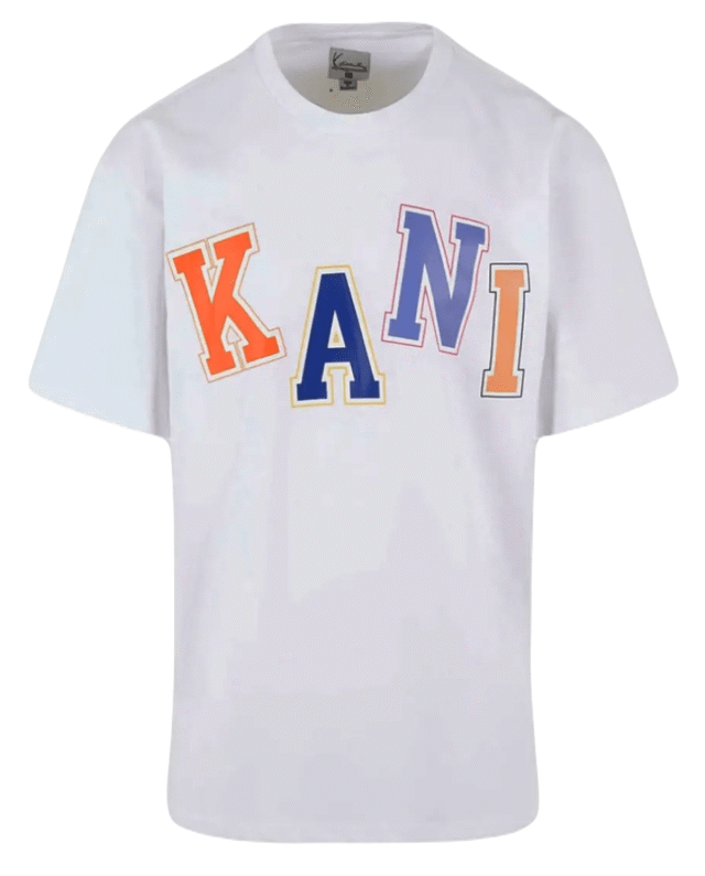 Karl Kani Woven Signature Multicolor Logo White Km241-057-1