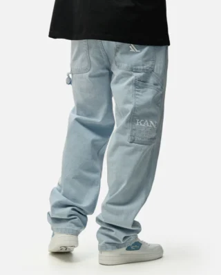 Karl Kani Retro Baggy Workwear Denim Bleached Blue KMI-PL063-090-12 - KARL KANI