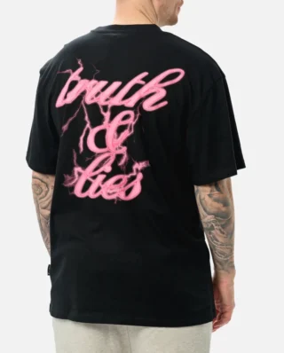 Karl Kani Retro T&L Backprint T-Shirt Black KM251-002-2 - KARL KANI