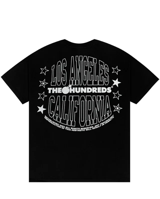 THE HUNDREDS LOADED BAR T-SHIRT BLACK HUNT25S101020 - THE HUNDREDS