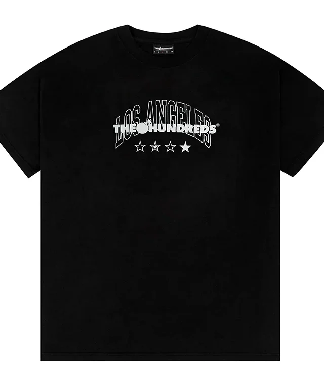 THE HUNDREDS LOADED BAR T-SHIRT BLACK HUNT25S101020