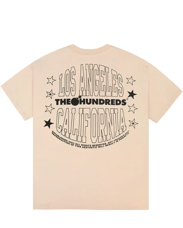 THE HUNDREDS LOADED BAR T-SHIRT OFF WHITE HUNT25S101020 - THE HUNDREDS