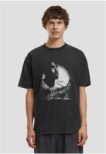 MERCHCODE 2Pac Spotlight Vintage Loose Tee Black MC1702