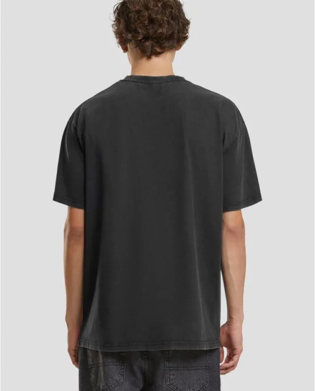 MERCHCODE 2Pac Spotlight Vintage Loose Tee Black MC1702 - 2pac