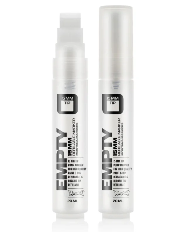 MONTANA EMPTY MARKER 15MM STANDARD TIP
