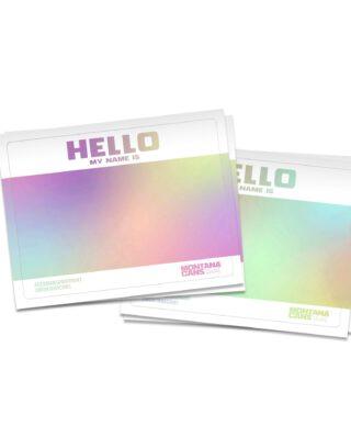 MONTANA HELLOGRAM STICKERS 12cm x 9cm