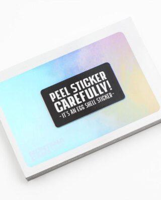 MONTANA HOLOGRAM EGGSHELL STICKER