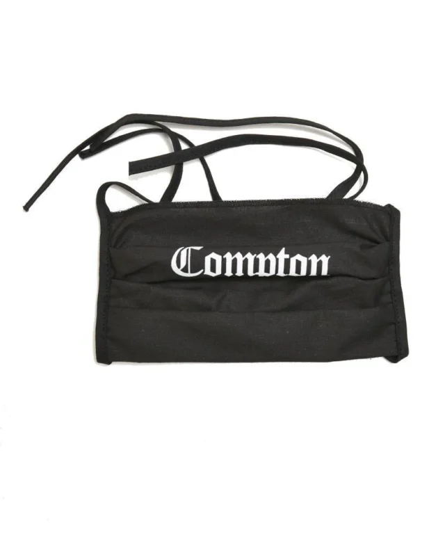 MISTER TEE MT1366 COMPTON FACE MASK BLACK - Mr.Tee