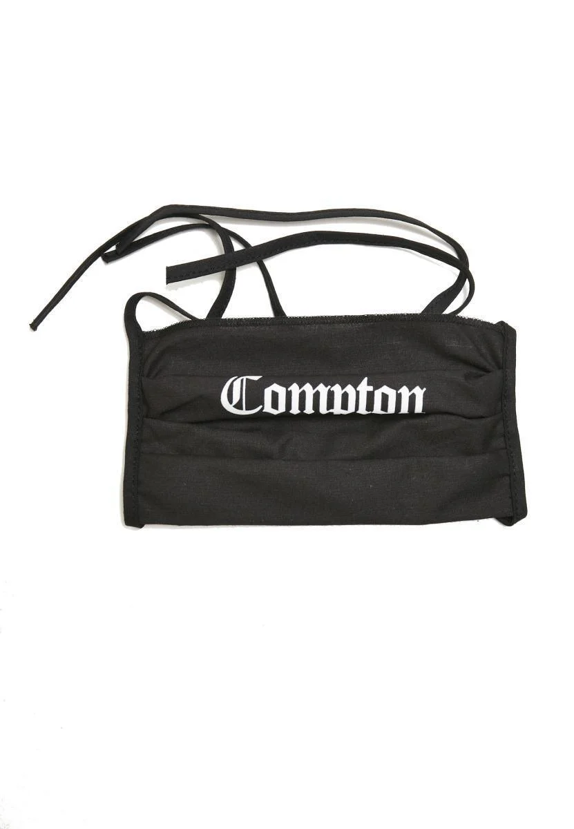 MISTER TEE MT1366 COMPTON FACE MASK BLACK - Mr.Tee