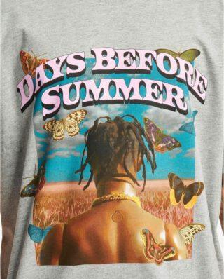 MT1840_Mw15-00111 Upscale Studios Days Before Summer Oversize Tee Grey MT1840 - Rap Merch