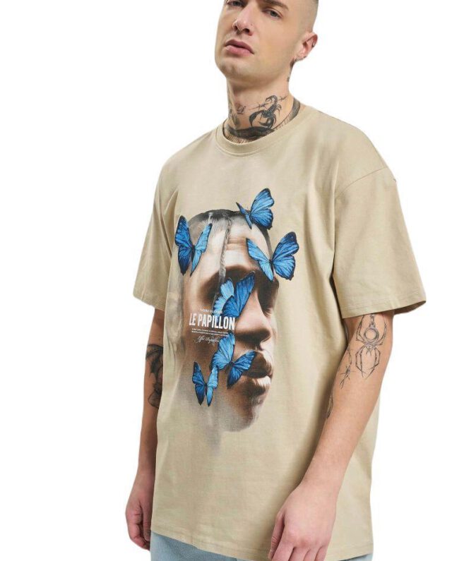 Upscale Studios Le Papillon Oversize Tee Sand MT1899